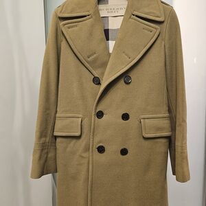 Burberry Brit Double-Breasted Wool Coat – Camel – Men’s